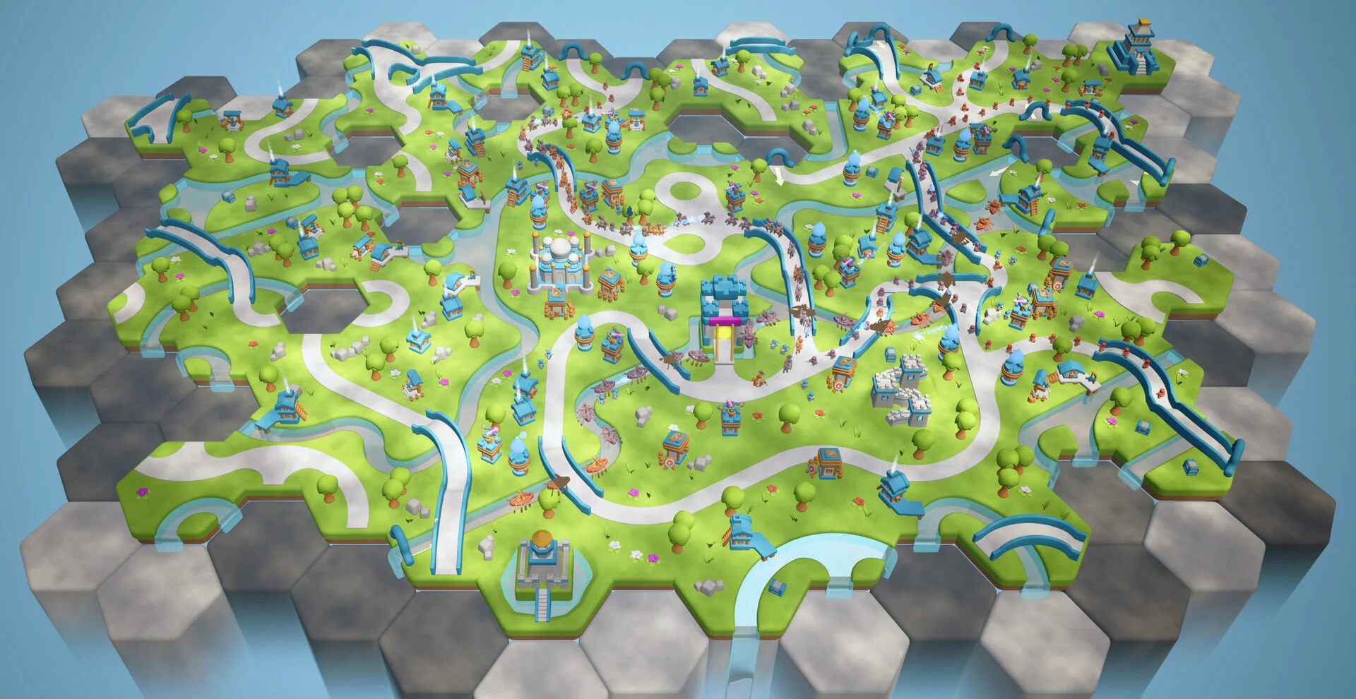 图片[1]-六方守护者Hexguardian v1.30中文正式版 六边形Roguelite塔防策略游戏免费下载-锐品游戏库