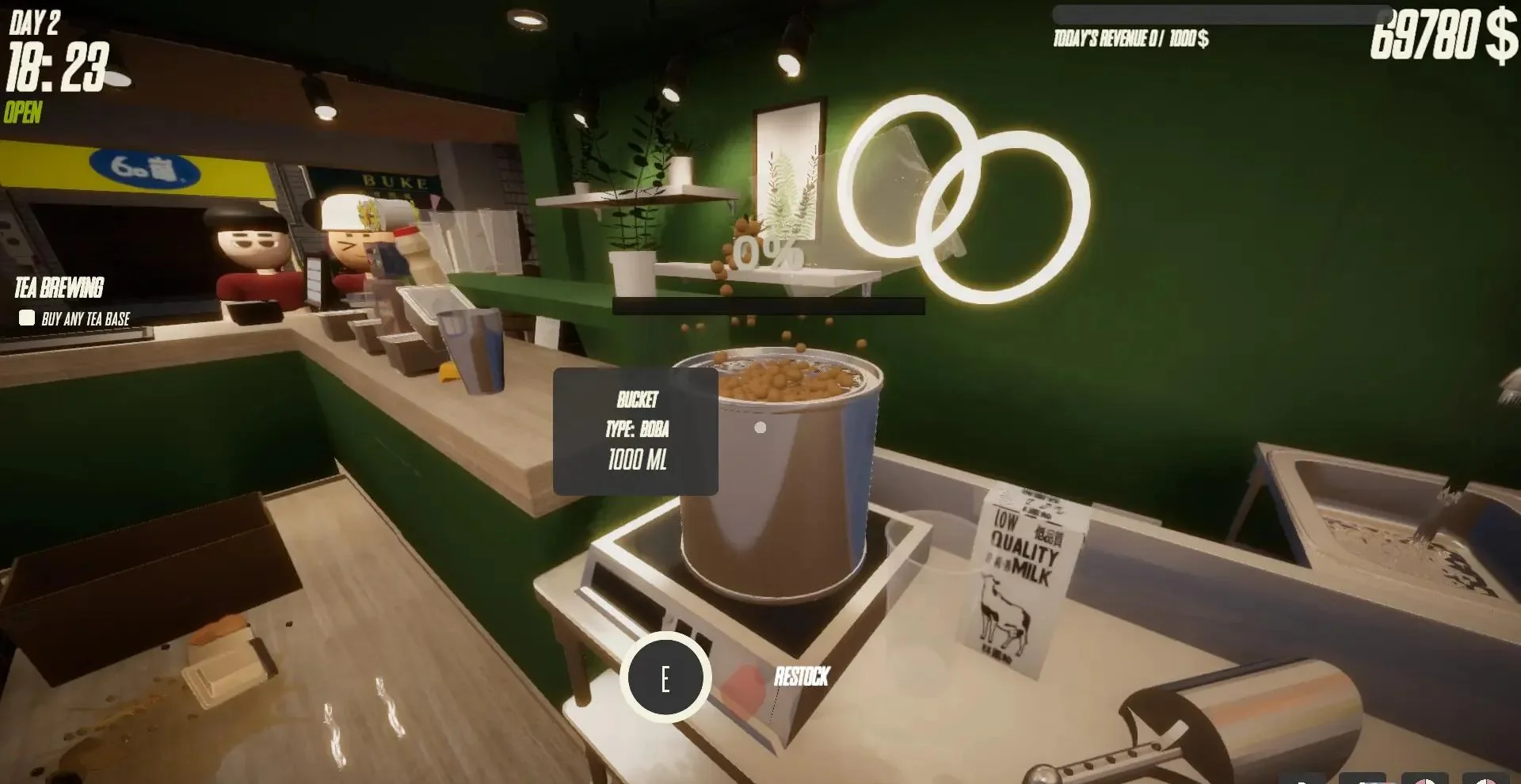 图片[1]-奶茶店模拟器Bobab Tea Shop Simulator官方中文Build.21023393最新版高画质联机经营免费下载-锐品游戏库