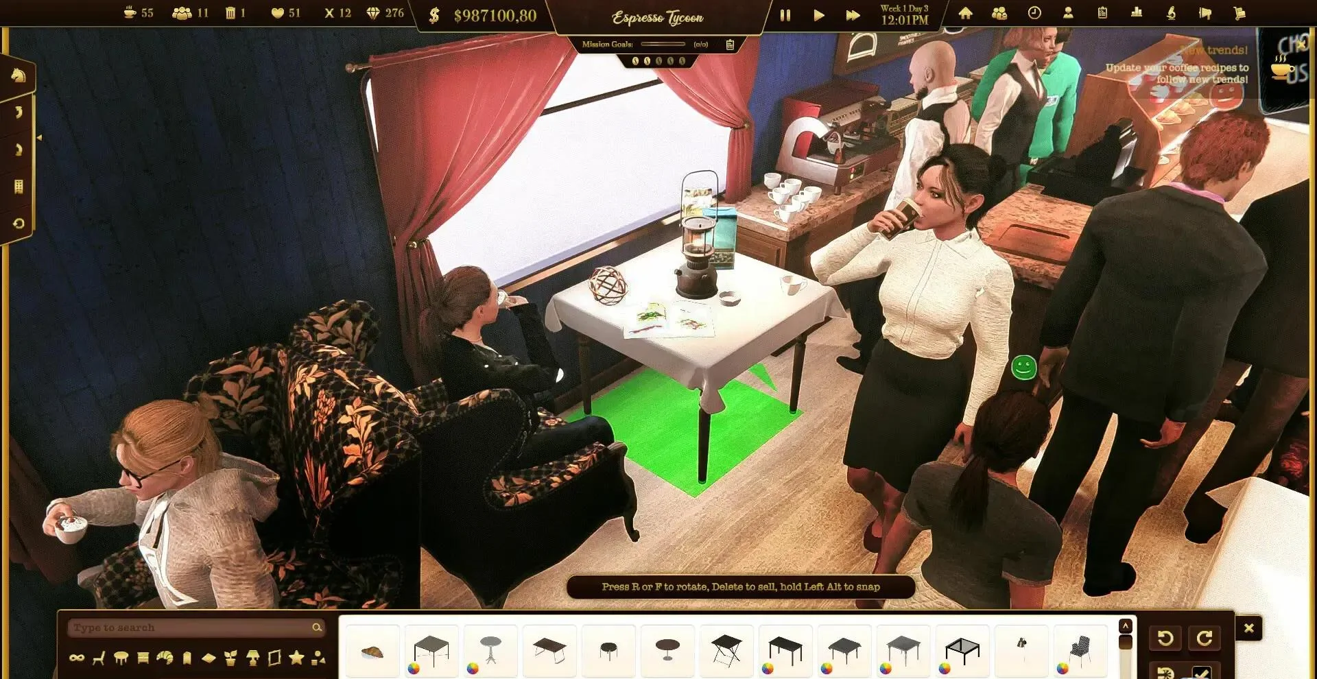 图片[1]-浓咖啡大亨Espresso Tycoon官方中文Build.16185265最新版咖啡店模拟经营游戏免费下载-锐品游戏库