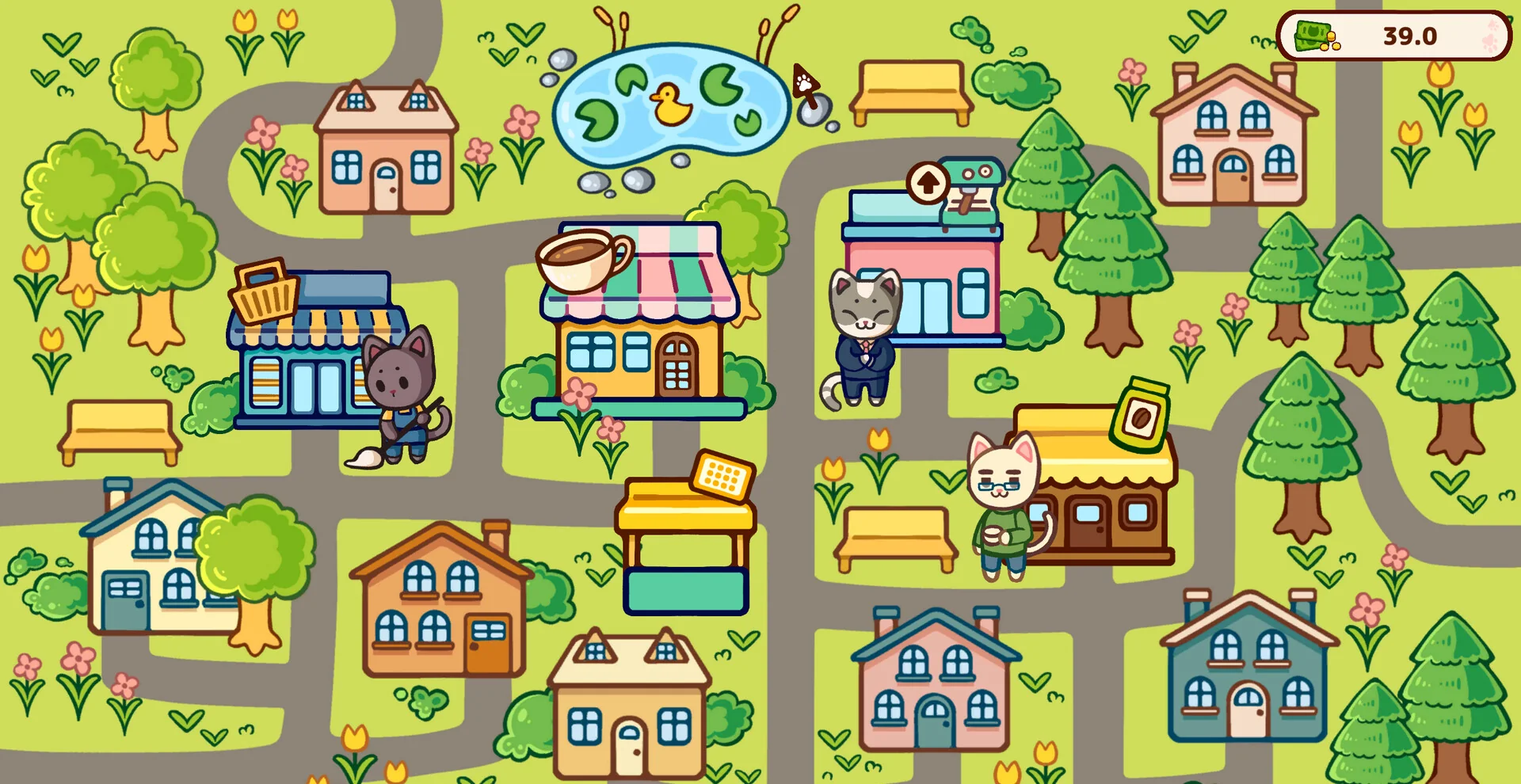 图片[1]-喵喵甜品屋Cats&Cups v1.2.2官方中文高画质治愈经营模拟游戏免费下载-锐品游戏库