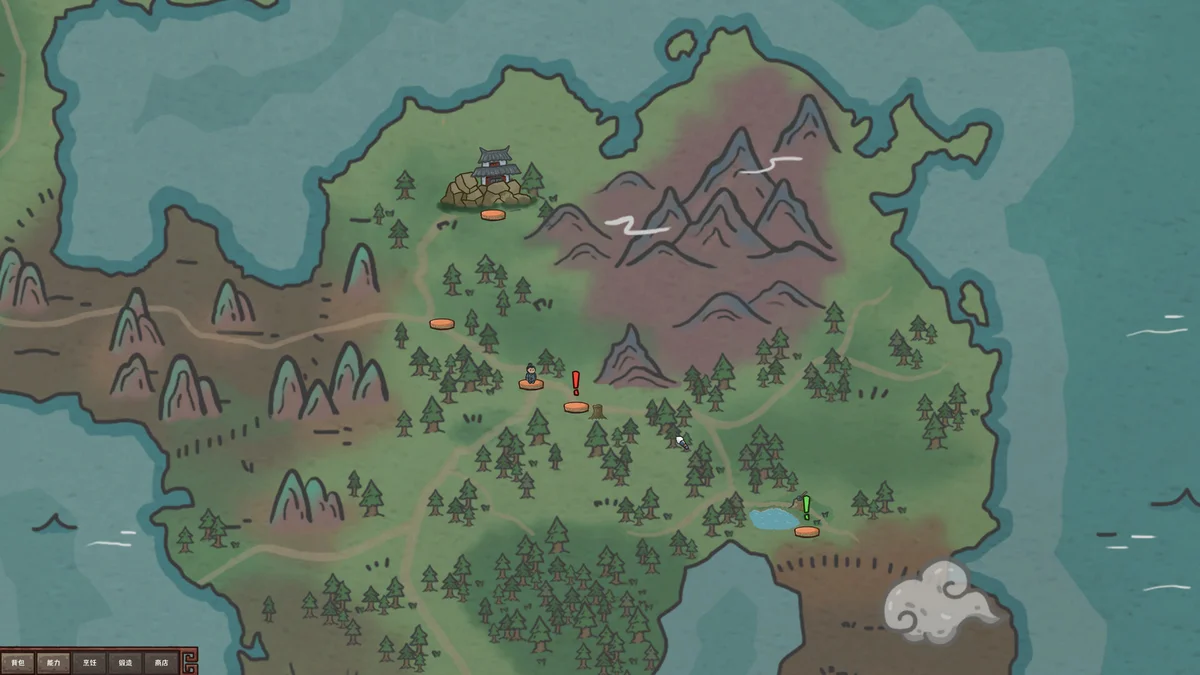 图片[1]-墨笔斗妖传InkBrush最新中文版水墨风2D回合策略游戏免费下载-锐品游戏库